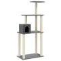 Cat scratching post with dark gray sisal posts 147 cm by vidaXL, Cat furniture - Ref: Foro24-171478, Price: 52,65 €, Discount: %
