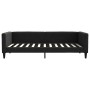 Sofá cama tela negro 100x200 cm de vidaXL, Camas y somieres - Ref: Foro24-353990, Precio: 193,41 €, Descuento: %