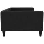 Black fabric sofa bed 100x200 cm by vidaXL, Beds and slatted bases - Ref: Foro24-353990, Price: 190,56 €, Discount: %