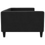 Sofá cama tela negro 100x200 cm de vidaXL, Camas y somieres - Ref: Foro24-353990, Precio: 193,41 €, Descuento: %