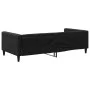 Black fabric sofa bed 100x200 cm by vidaXL, Beds and slatted bases - Ref: Foro24-353990, Price: 190,56 €, Discount: %