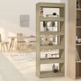 Estantería/divisor madera ingeniería roble Sonoma 60x30x166 cm