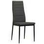 Sillas de comedor 4 unidades tela gris oscuro de vidaXL, Sillas de comedor - Ref: Foro24-246180, Precio: 152,06 €, Descuento: %