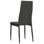 Sillas de comedor 4 unidades tela gris oscuro de vidaXL, Sillas de comedor - Ref: Foro24-246180, Precio: 152,06 €, Descuento: %