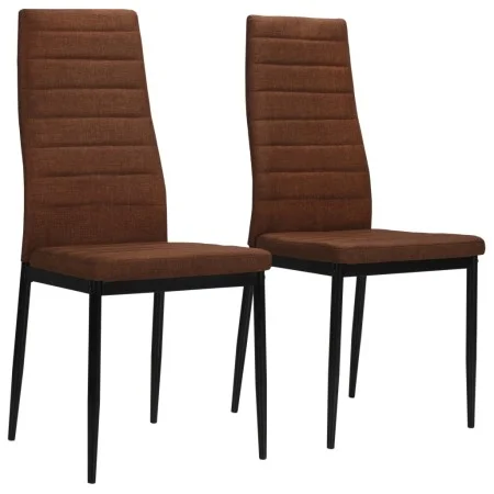 Drehstühle für Esszimmer, 2 Stück, brauner Stoff. von vidaXL, Essstühle - Ref: Foro24-246183, Preis: 83,49 €, Rabatt: %