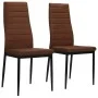 Drehstühle für Esszimmer, 2 Stück, brauner Stoff. von vidaXL, Essstühle - Ref: Foro24-246183, Preis: 83,49 €, Rabatt: %