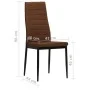 Drehstühle für Esszimmer, 2 Stück, brauner Stoff. von vidaXL, Essstühle - Ref: Foro24-246183, Preis: 83,49 €, Rabatt: %