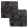 Stuhlkissen 2 Stück echtes Schaffell hellgrau 40x40 cm von vidaXL, Kissen für Stühle und Sofas - Ref: Foro24-284716, Preis: 4...