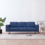 3-Sitzer-Sofa aus blauem Stoff von vidaXL, Sofas - Ref: Foro24-281386, Preis: 463,53 €, Rabatt: %