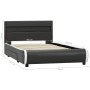 Bettgestell und LED anthrazitgraues Kunstleder 90x200 cm von vidaXL, Betten und Lattenroste - Ref: Foro24-284978, Preis: 272,...
