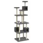 Cat scratching post with dark gray sisal posts 188 cm by vidaXL, Cat furniture - Ref: Foro24-171490, Price: 89,81 €, Discount: %