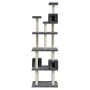 Cat scratching post with dark gray sisal posts 188 cm by vidaXL, Cat furniture - Ref: Foro24-171490, Price: 89,81 €, Discount: %