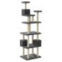 Katzenkratzbaum mit dunkelgrauen Sisalstämmen, 188 cm von vidaXL, Katzenmöbel - Ref: Foro24-171490, Preis: 94,95 €, Rabatt: %
