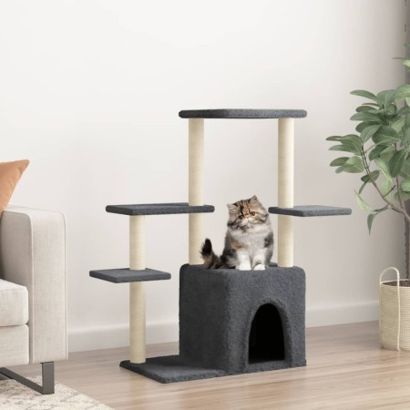 Cat scratching post with dark gray sisal posts 97.5 cm by vidaXL, Cat furniture - Ref: Foro24-172051, Price: 41,42 €, Discoun...