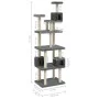 Cat scratching post with dark gray sisal posts 188 cm by vidaXL, Cat furniture - Ref: Foro24-171490, Price: 89,81 €, Discount: %