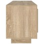 Mueble de TV madera contrachapada roble Sonoma 102x35x45 cm