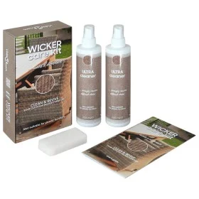 Rattan and textilene garden furniture care kit by vidaXL, Wax and furniture cleaning products - Ref: Foro24-180156, Price: 23...