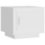 Mesa de centro madera contrachapada blanco 51x50x45 cm