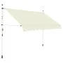 Einziehbare Markise mit manueller Bedienung 250 cm creme von vidaXL, Markisen - Ref: Foro24-143695, Preis: 77,96 €, Rabatt: %