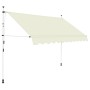 Retractable manual awning, 250 cm cream. by vidaXL, Awnings - Ref: Foro24-143695, Price: 78,71 €, Discount: %