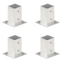 Anchors for posts 4 units galvanized metal 81 mm by vidaXL, fence posts - Ref: Foro24-145448, Price: 32,44 €, Discount: %