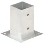 Anchors for posts 4 units galvanized metal 81 mm by vidaXL, fence posts - Ref: Foro24-145448, Price: 34,51 €, Discount: %