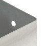 Pfostenanker 4 Stück verzinktes Metall 91 mm von vidaXL, Zaunpfosten - Ref: Foro24-145449, Preis: 29,45 €, Rabatt: %