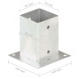 Pfostenanker 4 Stück verzinktes Metall 91 mm von vidaXL, Zaunpfosten - Ref: Foro24-145449, Preis: 29,45 €, Rabatt: %