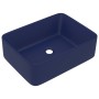 Luxuriöses dunkelblaues, mattes Keramikwaschbecken 41x30x12 cm von vidaXL, Sinkt - Ref: Foro24-147045, Preis: 79,07 €, Rabatt: %
