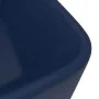 Luxury dark blue matte ceramic sink 41x30x12 cm by vidaXL, Sinks - Ref: Foro24-147045, Price: 77,49 €, Discount: %