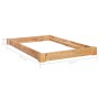 Solid oak wood bed frame 120x200 cm by vidaXL, Beds and slatted bases - Ref: Foro24-247257, Price: 161,20 €, Discount: %