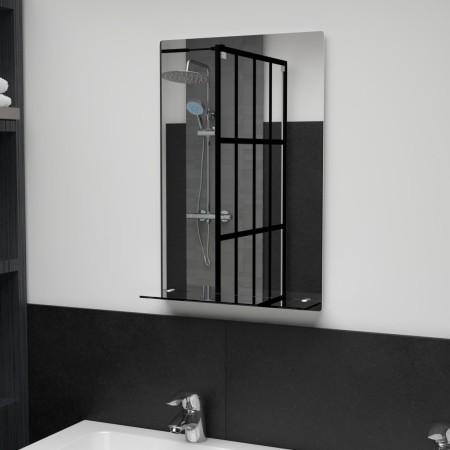 Wandspiegel mit Ablage aus gehärtetem Glas 40x60 cm von vidaXL, Spiegel - Ref: Foro24-249438, Preis: 41,68 €, Rabatt: %