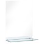 Wall mirror with tempered glass shelf 40x60 cm by vidaXL, Mirrors - Ref: Foro24-249438, Price: 41,68 €, Discount: %
