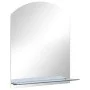Wall mirror with tempered glass shelf 30x50 cm by vidaXL, Mirrors - Ref: Foro24-249430, Price: 25,10 €, Discount: %