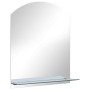 Wandspiegel mit Ablage aus gehärtetem Glas 30x50 cm von vidaXL, Spiegel - Ref: Foro24-249430, Preis: 27,26 €, Rabatt: %