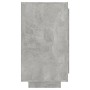 Aparador gris hormigón 80x40x75 cm