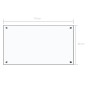 Tempered glass kitchen splash guard 70x40 cm by vidaXL, Kitchen tools and utensils - Ref: Foro24-249466, Price: 35,32 €, Disc...