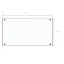 Tempered glass kitchen splash guard 70x40 cm by vidaXL, Kitchen tools and utensils - Ref: Foro24-249466, Price: 32,51 €, Disc...