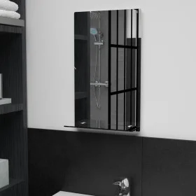 Wall mirror with tempered glass shelf 30x50 cm by vidaXL, Mirrors - Ref: Foro24-249435, Price: 24,18 €, Discount: %