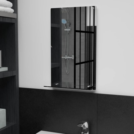 Wall mirror with tempered glass shelf 30x50 cm by vidaXL, Mirrors - Ref: Foro24-249435, Price: 24,44 €, Discount: %