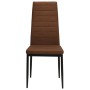 Dining chairs 6 units brown fabric by vidaXL, dining chairs - Ref: Foro24-275334, Price: 244,83 €, Discount: %