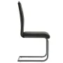 6 cantilever dining chairs in gray synthetic leather by vidaXL, dining chairs - Ref: Foro24-275462, Price: 372,75 €, Discount: %