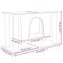 Rascador para gatos con postes de sisal gris oscuro 50 cm de vidaXL, Mobiliario para gatos - Ref: Foro24-171659, Precio: 68,8...