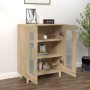 Aparador de madera de ingeniería roble Sonoma 69,5x34x90 cm