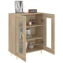 Aparador de madera de ingeniería roble Sonoma 69,5x34x90 cm