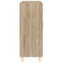 Aparador de madera de ingeniería roble Sonoma 69,5x34x90 cm