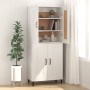 Aparador de madera contrachapada blanco 69,5x34x90 cm