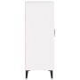 Aparador de madera contrachapada blanco 69,5x34x90 cm