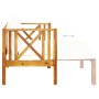 Banco de jardín 2 plazas con cojines madera maciza acacia 122cm von vidaXL, Gartenbänke - Ref: Foro24-310307, Preis: 289,24 €...