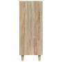 Aparador de madera de ingeniería roble Sonoma 69,5x34x90 cm